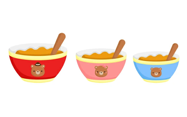 הדייסה של שלושת הדובים - אתר סיפור קטן