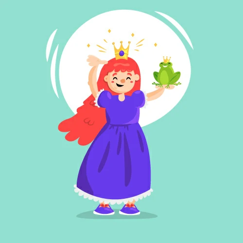 הנסיכה והצפרדע חברים - אתר סיפור קטן