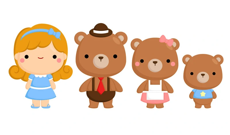 זהבה ושלושת הדובים | סיפור לילדים בחינם - סיפור קטן 2024 זהבה ושלושת הדובים - אתר סיפור קטן